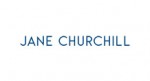 logo Jane Churchill - escrito el nombre en mayuscula en color azul anil